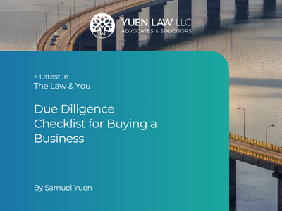 Due Diligence Checklist for Buying a Company