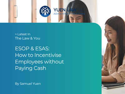 ESOP & ESAS: How to Incentivise your employees without Cash