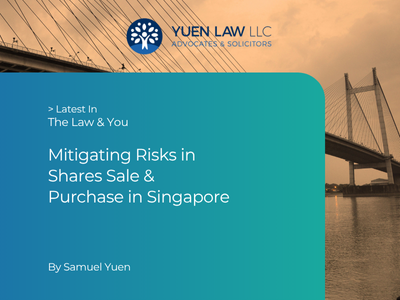 Mitigating Risk in a Share Sale and Purchase