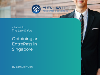 Obtaining an Entrepass in Singapore