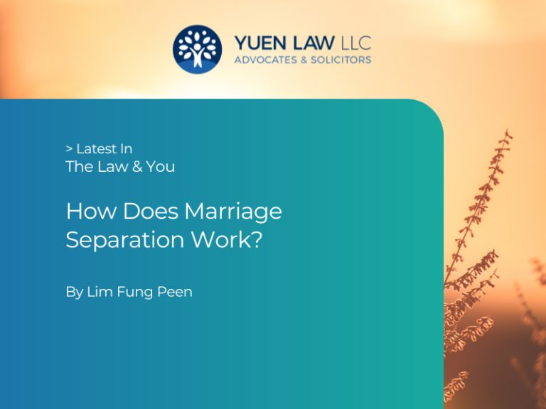 How Does Marriage Separation Work