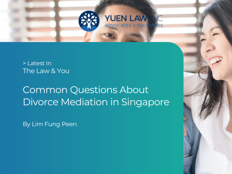 Common Questions about Divorce Mediation in Singapore