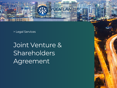 Joint Venture & Shareholders Agreement