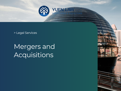 Mergers and Acquisitions