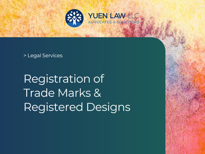 Registration of Trade Marks & Registered Designs