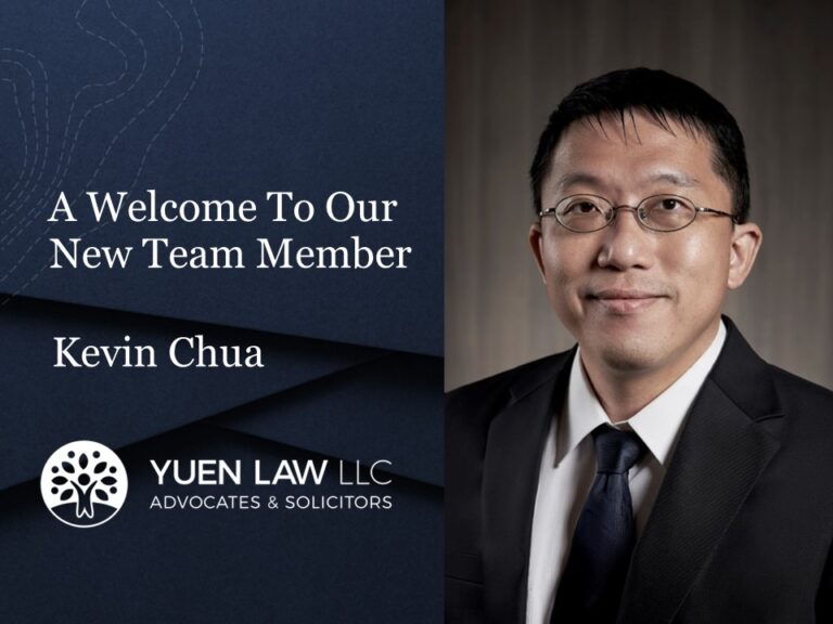 Singapore Law Firm, Yuen Law, welcomes Senior Director Kevin Chua