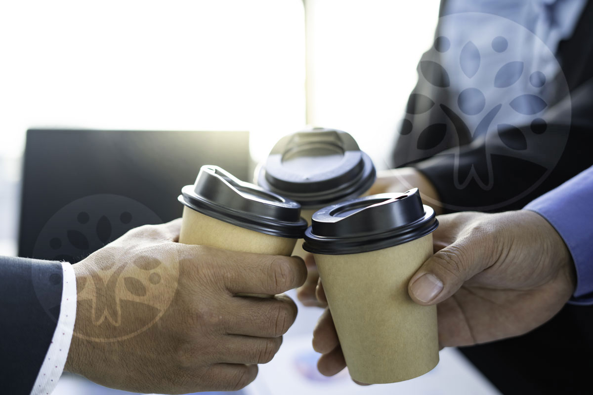 lawyers having a coffee together