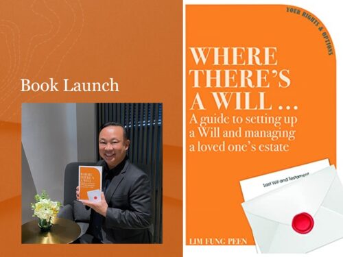 Singapore Lawyer, Lim Fung Peen Publishes “Where There’s A Will”