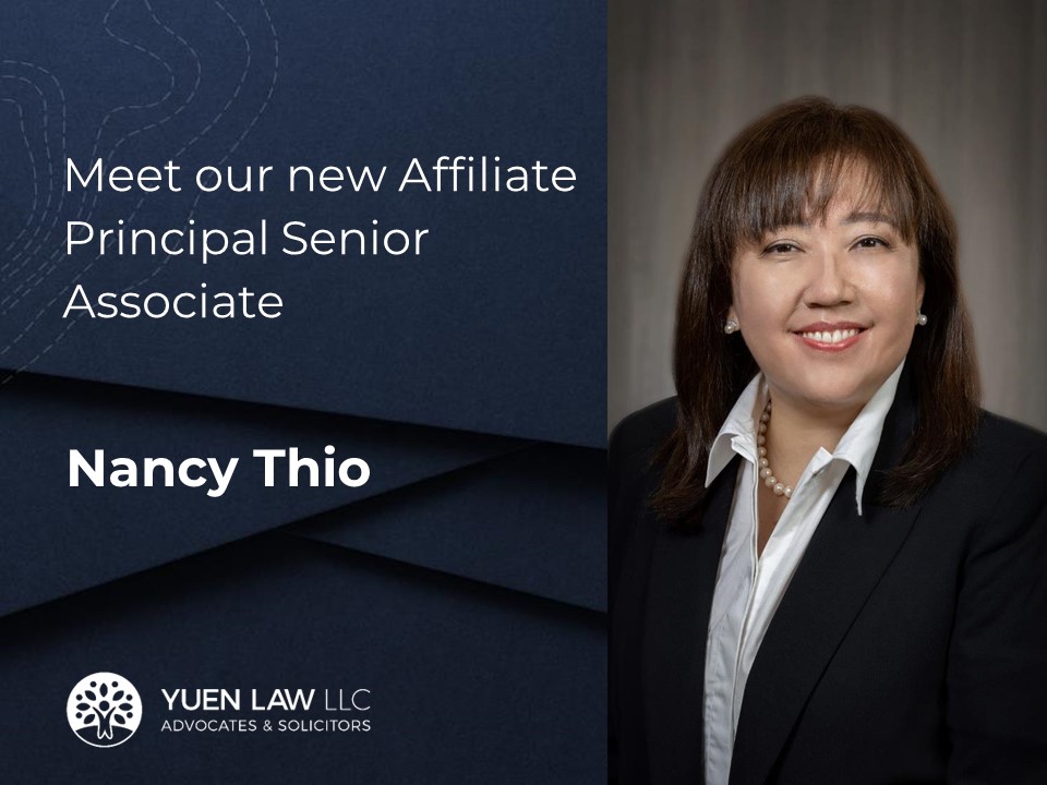 Affiliate Principal Senior Associate, Family Lawyer, Nancy Theo, Singapore law firm Yuen Law LLC web