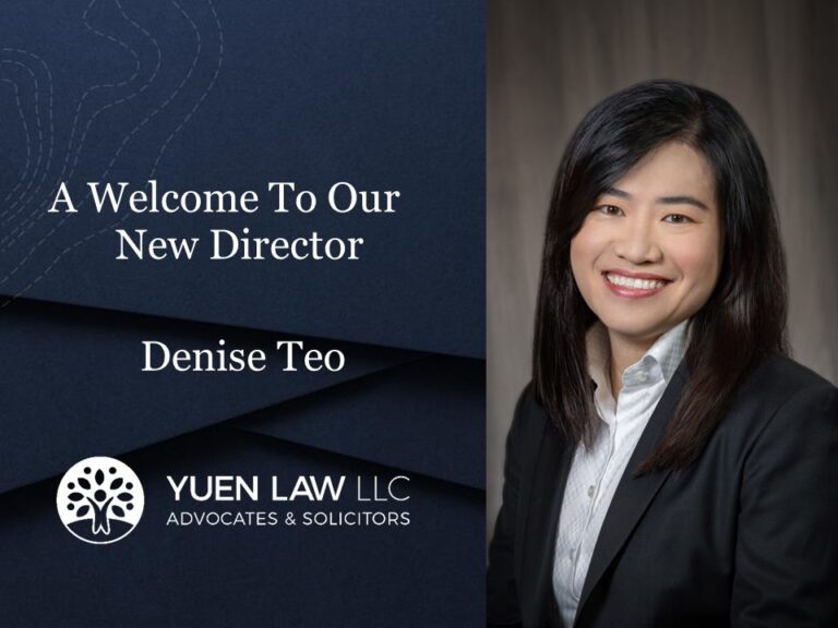 Director Denise Teo, Disputes Lawyer, Disputes Resolution Practice Group, Singapore law firm Yuen Law LLC