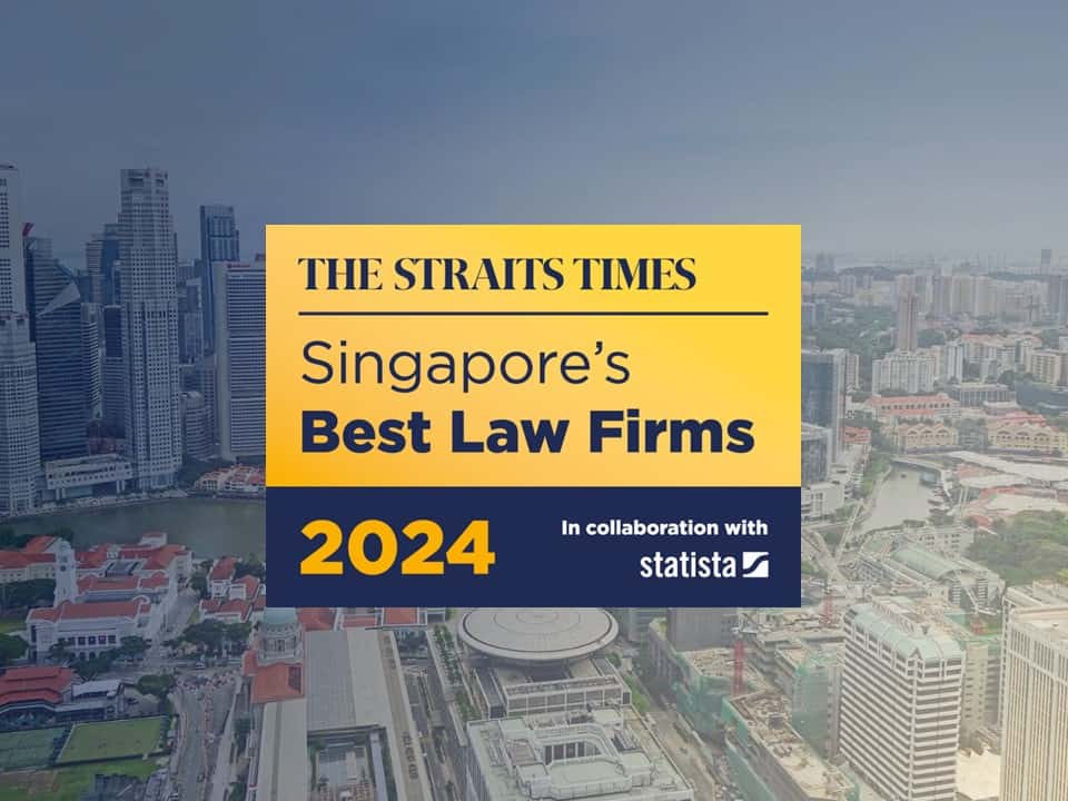 Singapore law firm Yuen Law awarded The Straits Times' Singapore’s Best Law Firms 2024, commercial law, conveyancing, family law, inheritance & succession, investment funds, mergers & acquisitions (M&A)