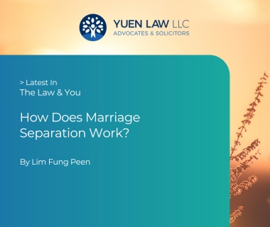 How Does Marriage Separation Work