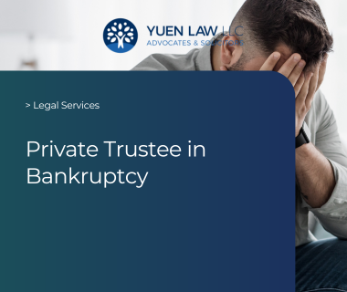 Legal Services - Private Trustee in Bankruptcy (PTIB) in Singapore