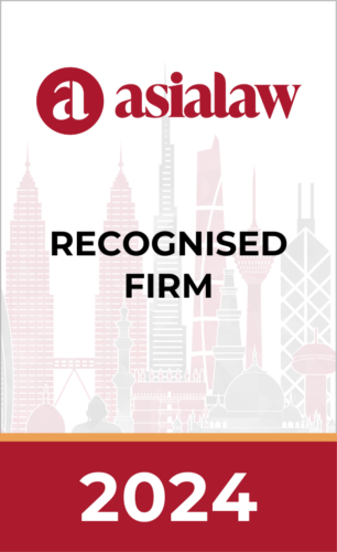 AsiaLaw Recognised Firm for Corporate M&A