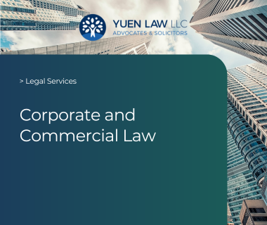 Best Corporate and Commercial Lawyers in Singapore