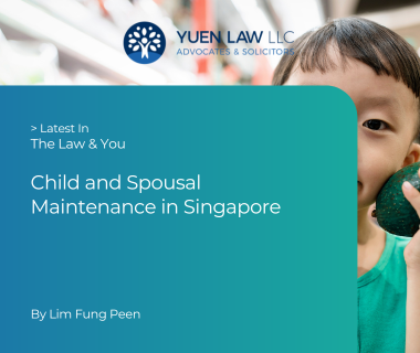 A Guide on Child and Spousal Maintenance in Singapore