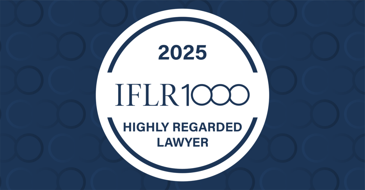 Samuel Yuen and Kevin Chua Ranked By IFLR1000 as Highly Regarded Lawyers - Financial Services Regulatory, Mergers & Acquisitions