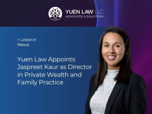 Yuen Law Appoints Jaspreet Kaur as Director in Private Wealth and Family Practice
