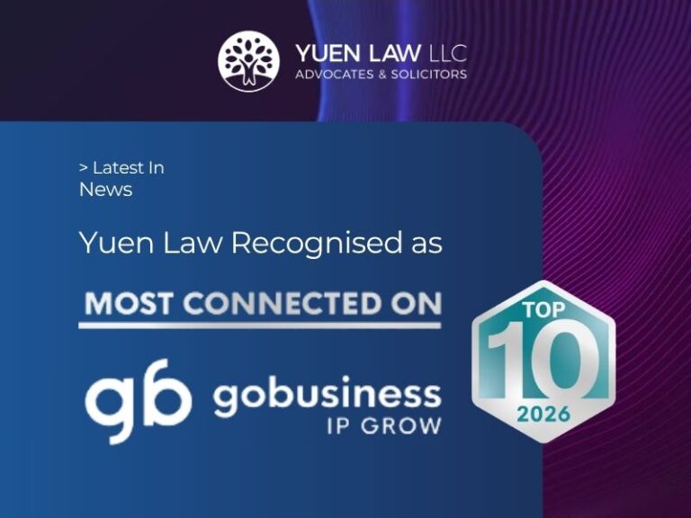 Yuen Law News - Yuen Law Recognised as GoBusiness IP Grow Top Service Provider for 2026