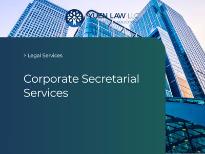 Corporate Secretarial Services in Singapore