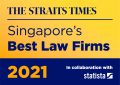 The Straits Times – Singapore's Best Law Firm 2021